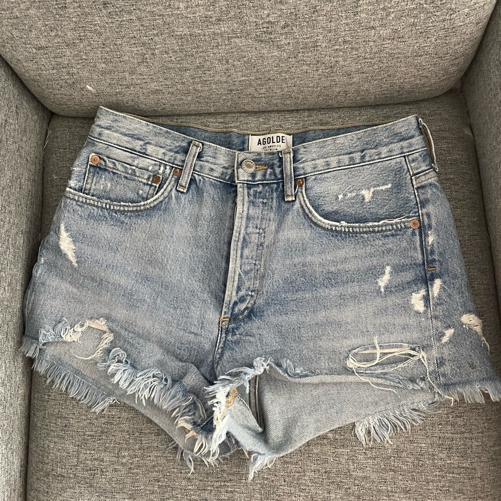 Agolde denim shorts